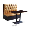 Brown High Back Single Size Coffee Shop Restaurant Booths Seating Furniture